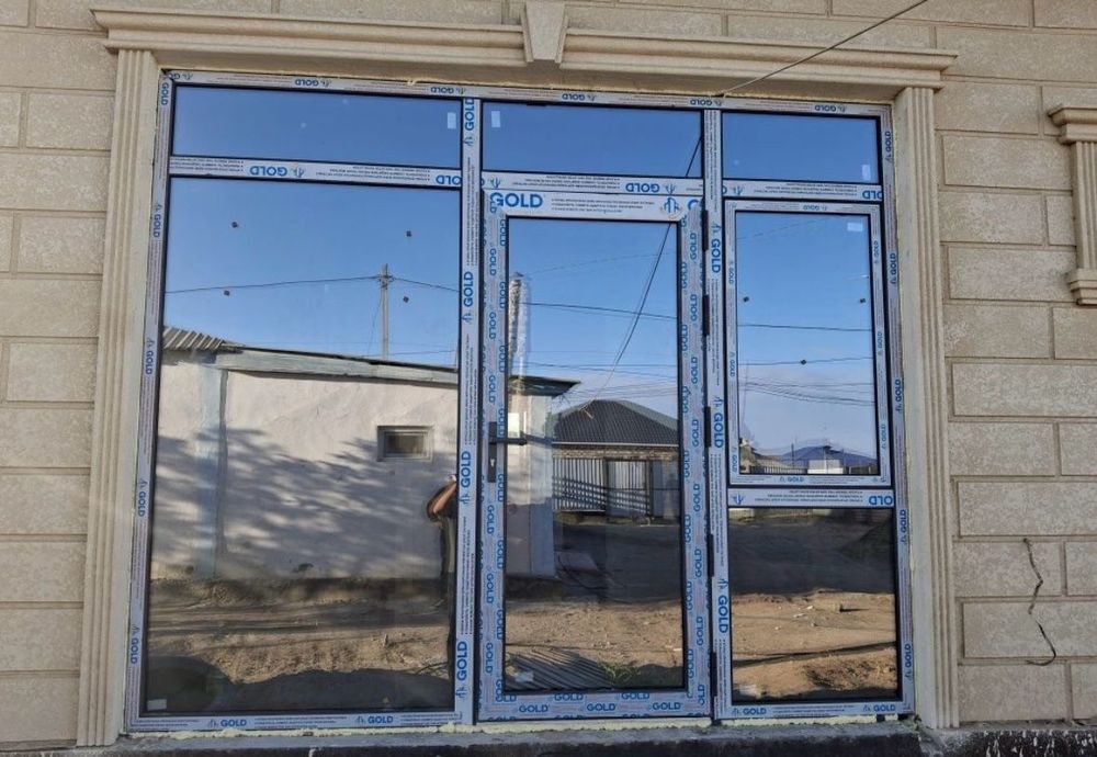 Пластиковые Окна Пластиковые  Болкон Дверь Алюминий Есік Терезе Пласти