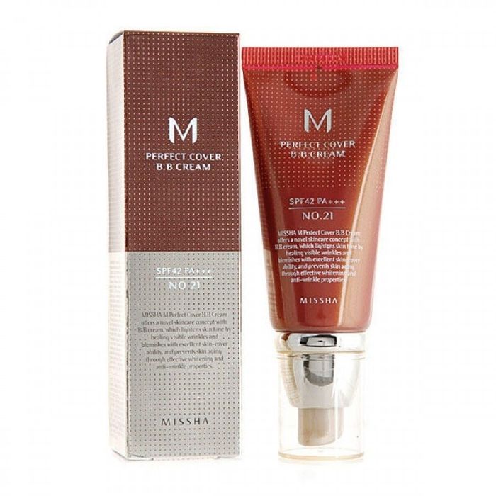 Tonalniy krem Missha M Perfect Cover BB Cream SPF42/PA+++ No 21 light