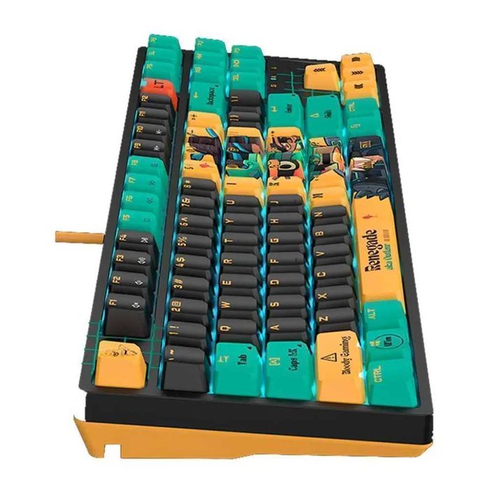 Проводная мех-ская игровая AT87 RENEGADE BLACK MIDNIGHT/Gaming KB 1.4