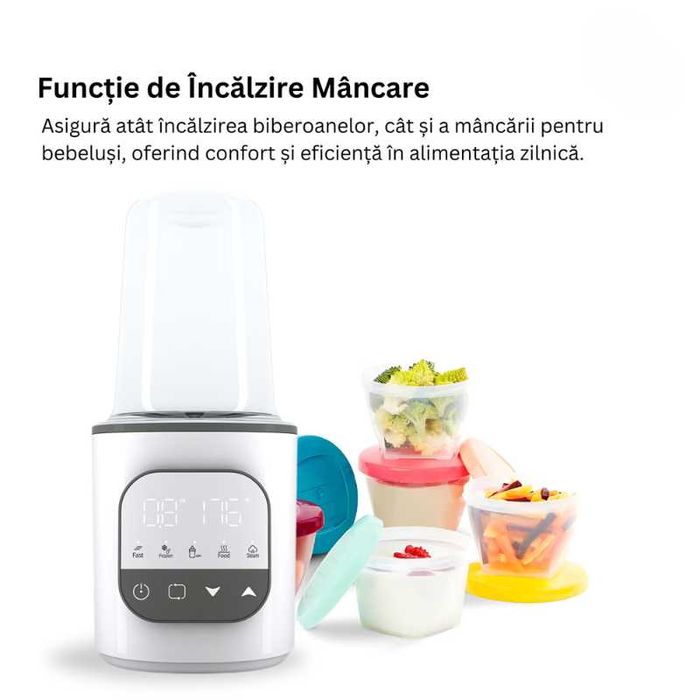 Incalzitor Biberon, Rapid, Multifunctional 5 in 1 si Sterilizator