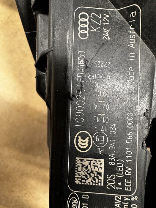 Far dreapta full led audi q3.83a.cod:83a941034.