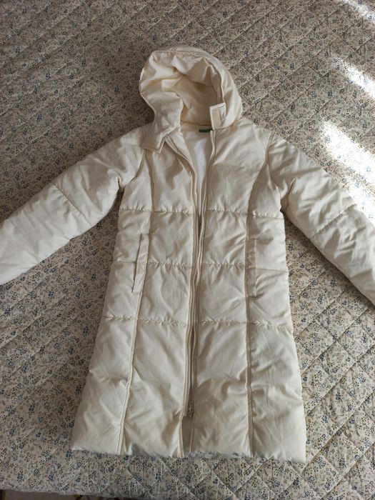 Дълго детско есенно-зимно яке Benetton, 10-11 год.