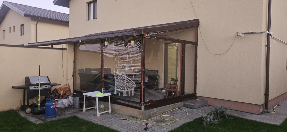 Inchideri terase, foisoare si balcoane cu folie de 0.8 mm