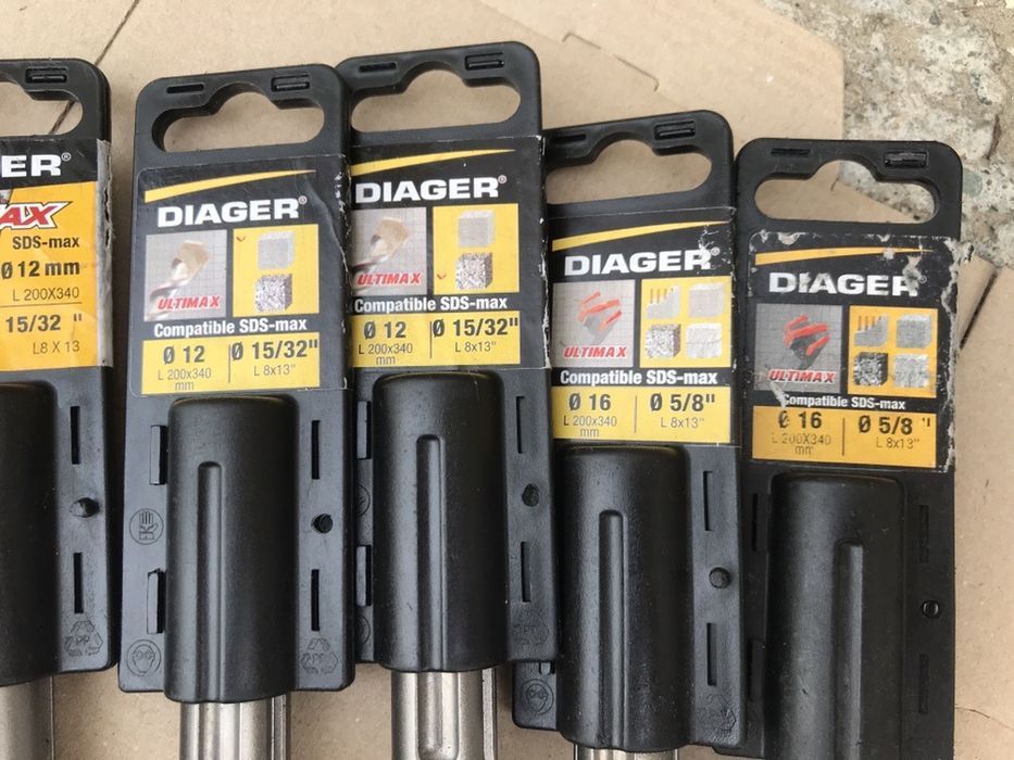 Burghie SDS-MAX Diager ULTIMAX Franta 12X340mm