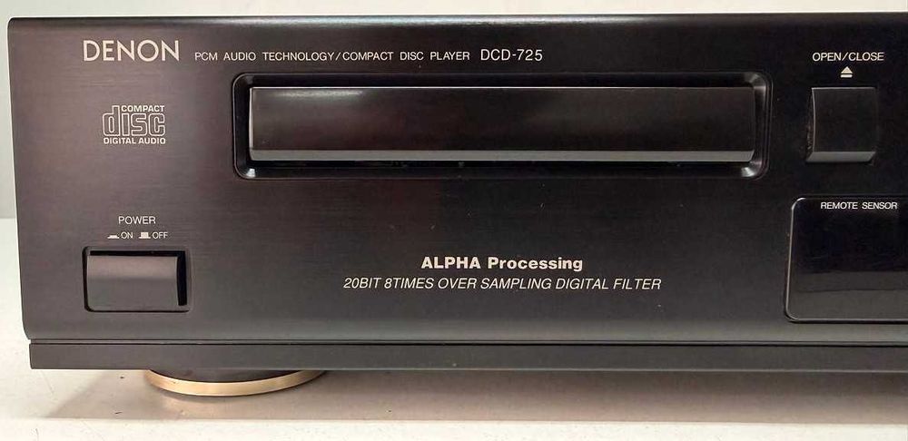 CD Player Denon DCD-725 – ALPHA Processing – 20 Bit – Coaxial – Made in Germany