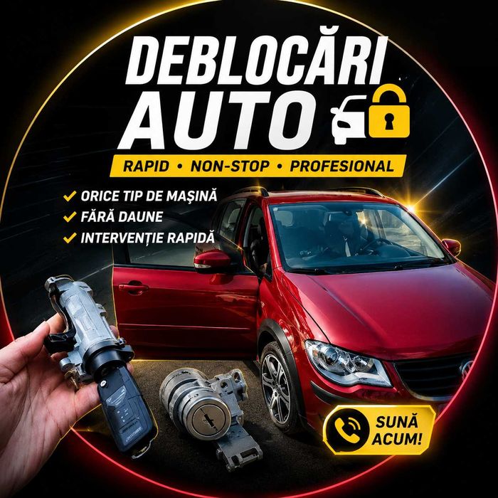 Deblocari Auto fara nicio dauna, Deblocare usa auto de la 100 LEI