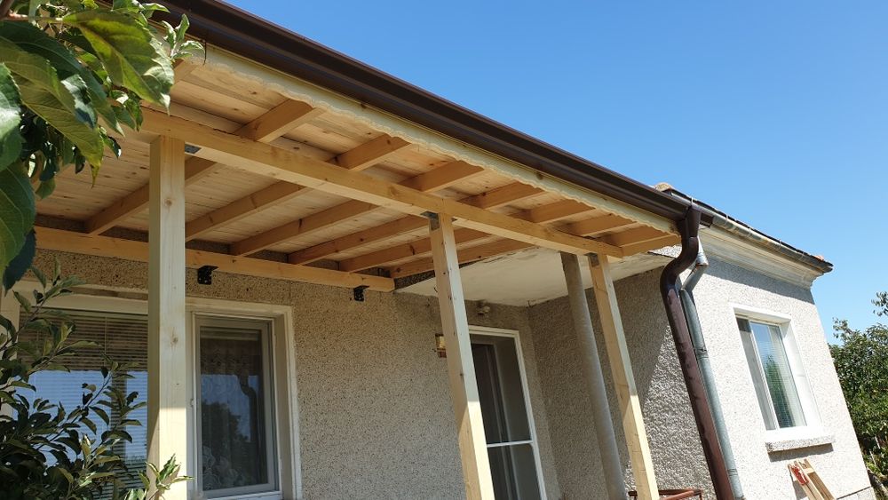 Ремонт на покриви,  Хидроизолация,  Дървени Конструкции, Навеси