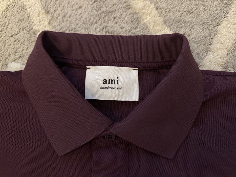 Тениска с яка Ami