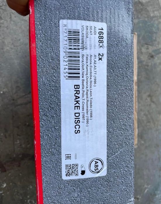 Discuri frana spate A.B.S. 16883 VAG 5x100