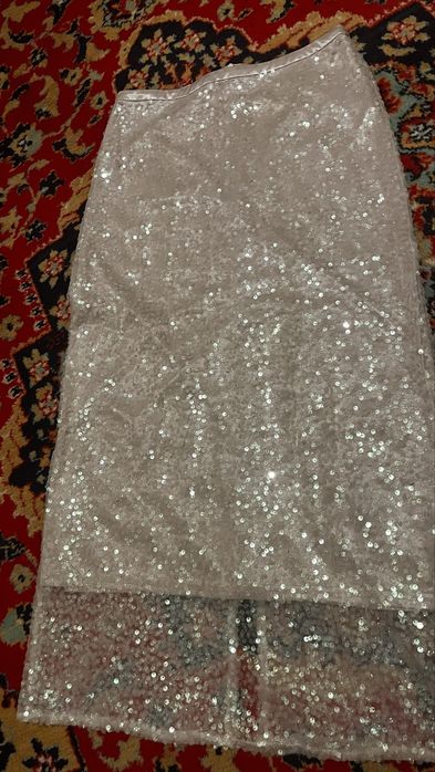 Юбка с пайетками
