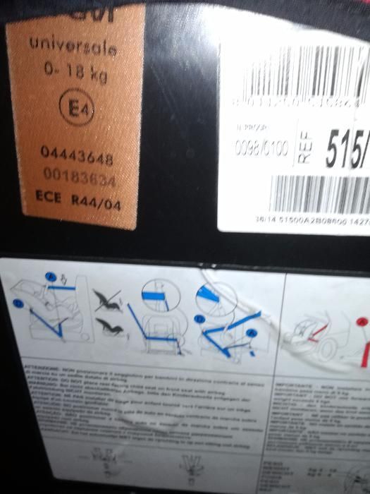 Стол за кола Brevi GRAND PRIX 0-18кг