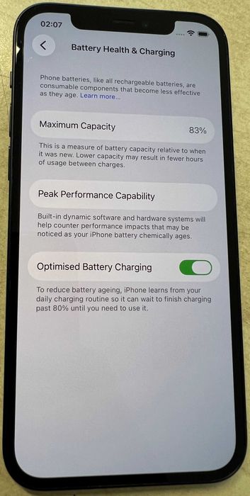 Apple iPhone 12 64GB (83% baterie, liber la retea, liber la AppleID)