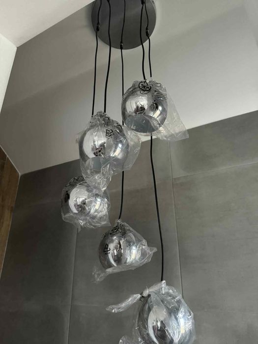 Lustra pendul Roccheta, argintiu