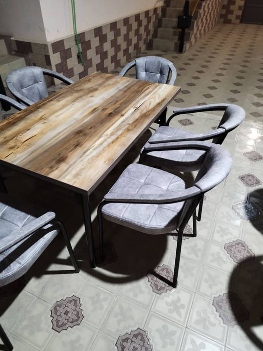 Энг сифатли стол стуллар факат бизада