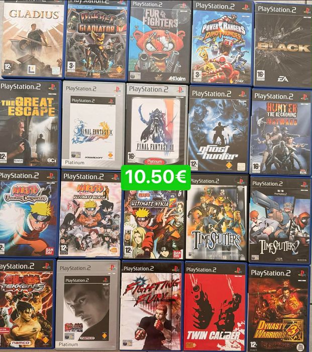 Playstation 2 Need For Speed /Simpsons / Naruto