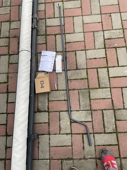 Copertina retractabila electric 6x3,50 m