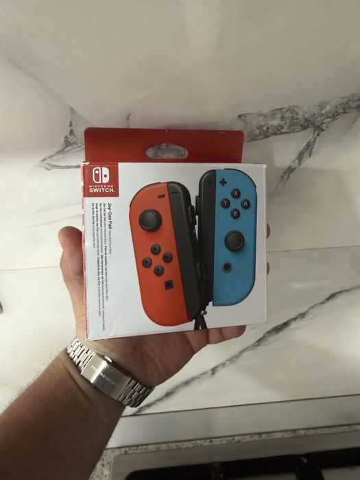 Joycons Maneta controler- pentru joc consola Nintendo switch Neon blue and red Noi