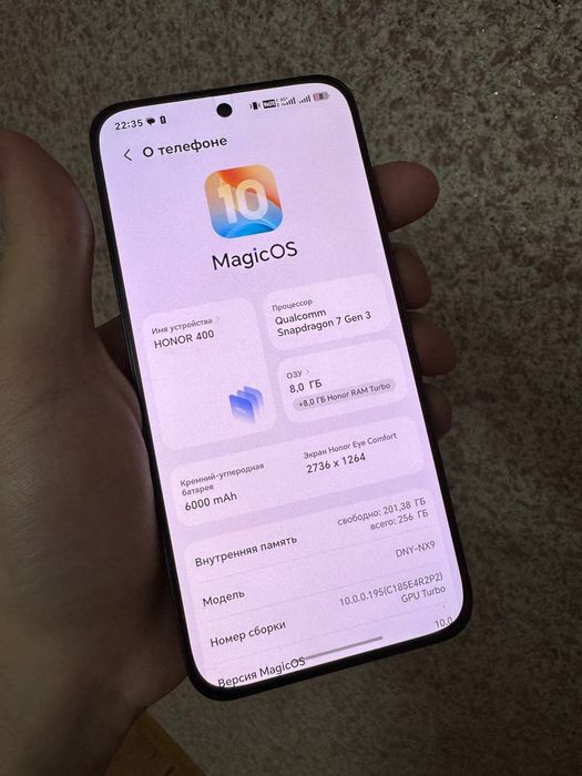 Обменяю honor 400.
