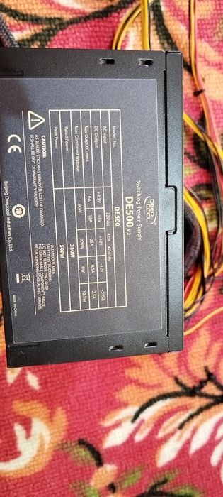 Блок питания от deep cool DE500 V2