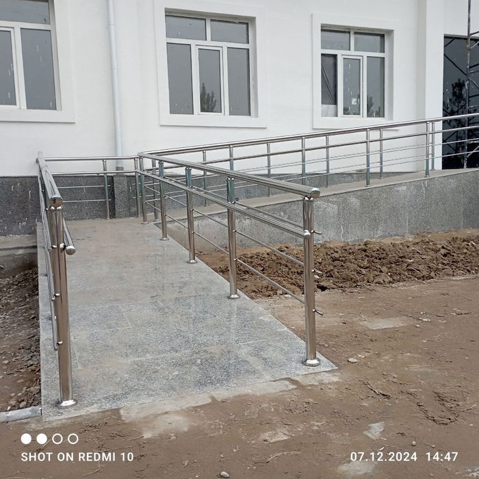 Нержавейка перила 265000 стеклянный козерог