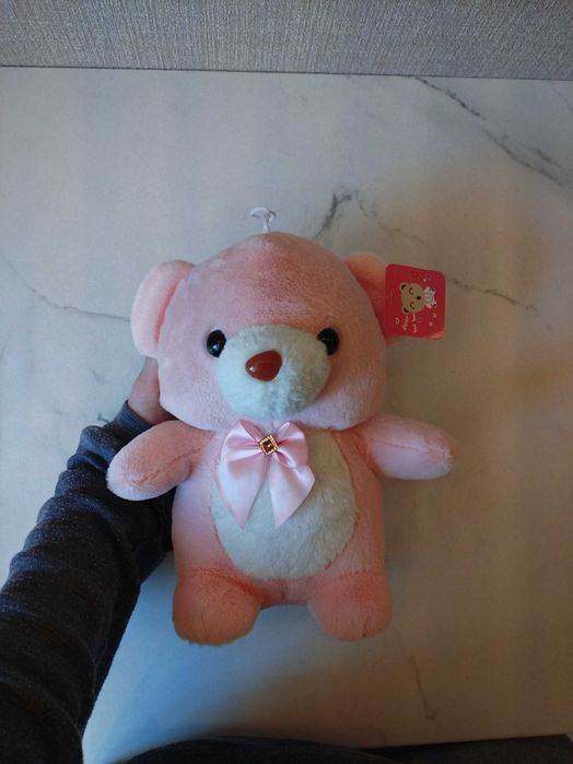 Мягкая игрушка мишки розовая