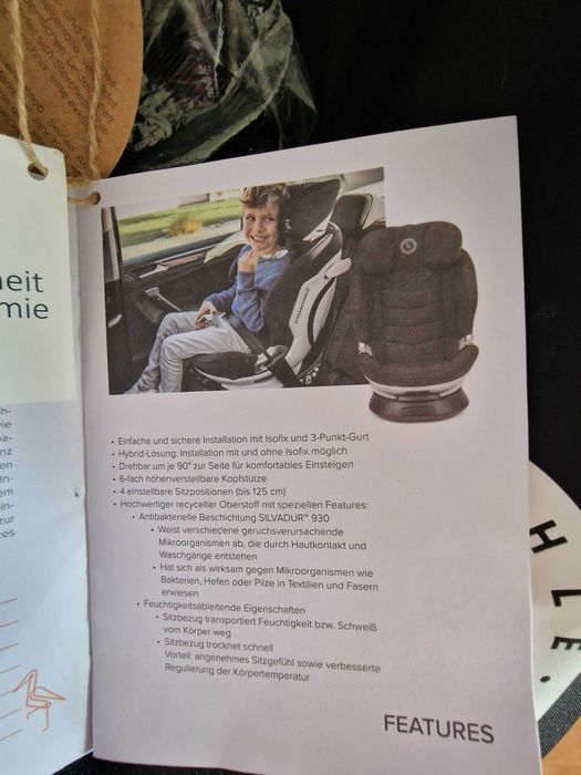 Продавам ново столче за кола