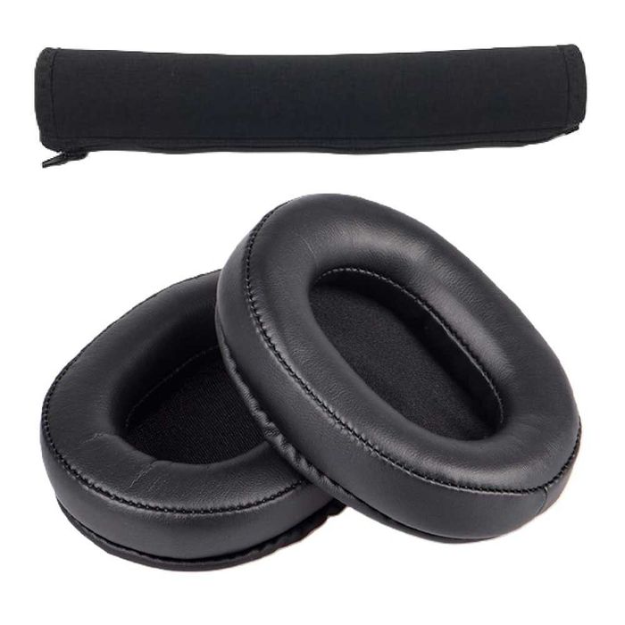 Set 2 bureti +Husa/banda pentru casti Audio-technica M50X M40 M30 M20X