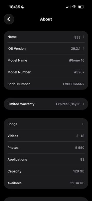 iphone 16 128gb бял