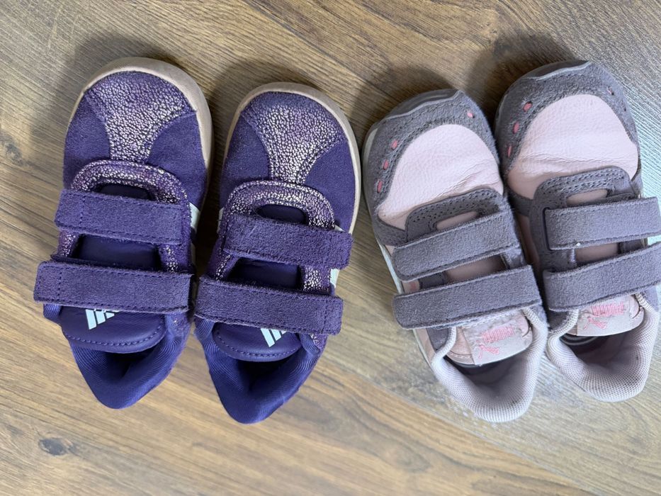 Продавам 2 чифта детски обувки Adidas & Puma
