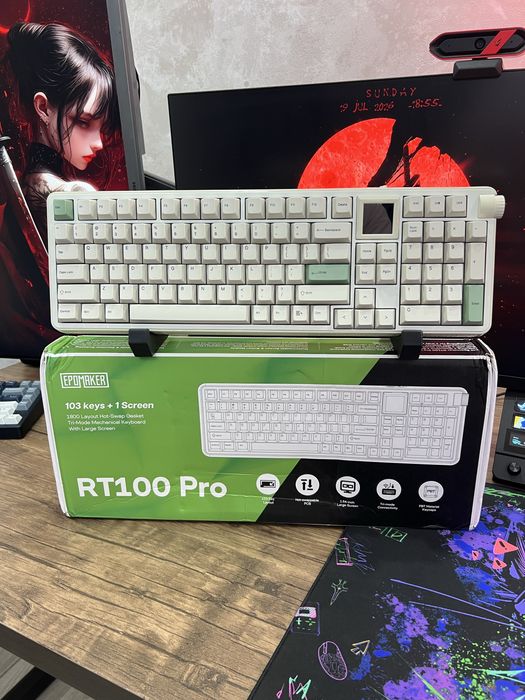 Бесшумная механическая клавиатура Epomaker Rt100 Pro