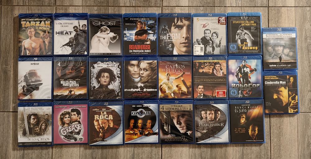 Bluray Tarzan Heat Ghost Road House Robocop Con Air Grease Speed Firm