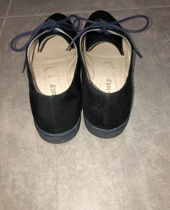 Ботинки замшевые