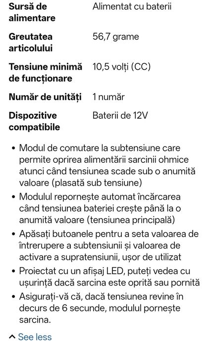Electronică modul YX-X1208 pentru baterii