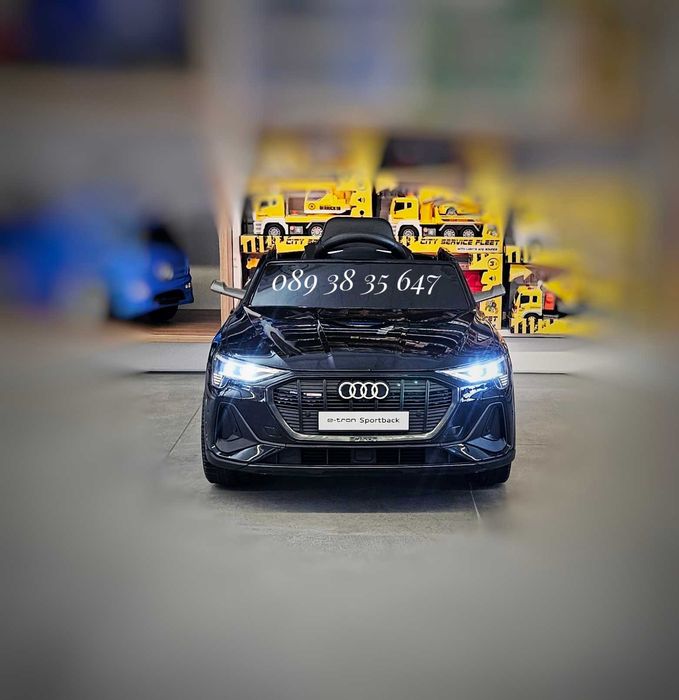 ТОП ЦЕНА!НОВО!Акумулаторен джип Audi Sportback с 12V,EVA гуми,МЕТАЛИК