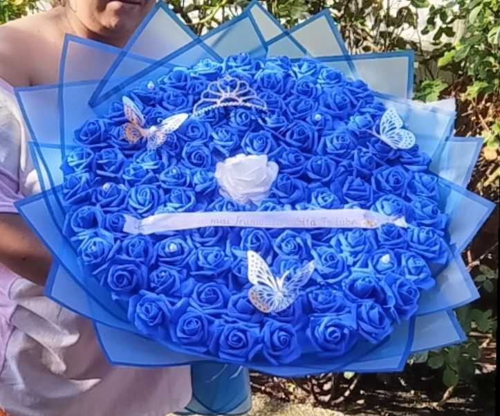 Buchet de flori sapun