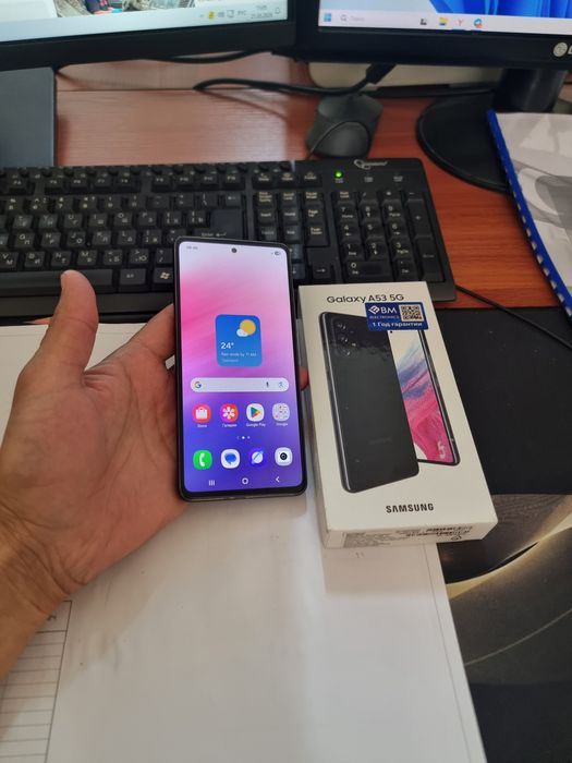 Samsung A53 5G 8/128gb ideal iwlawi zur aybi yuq tozza telefon