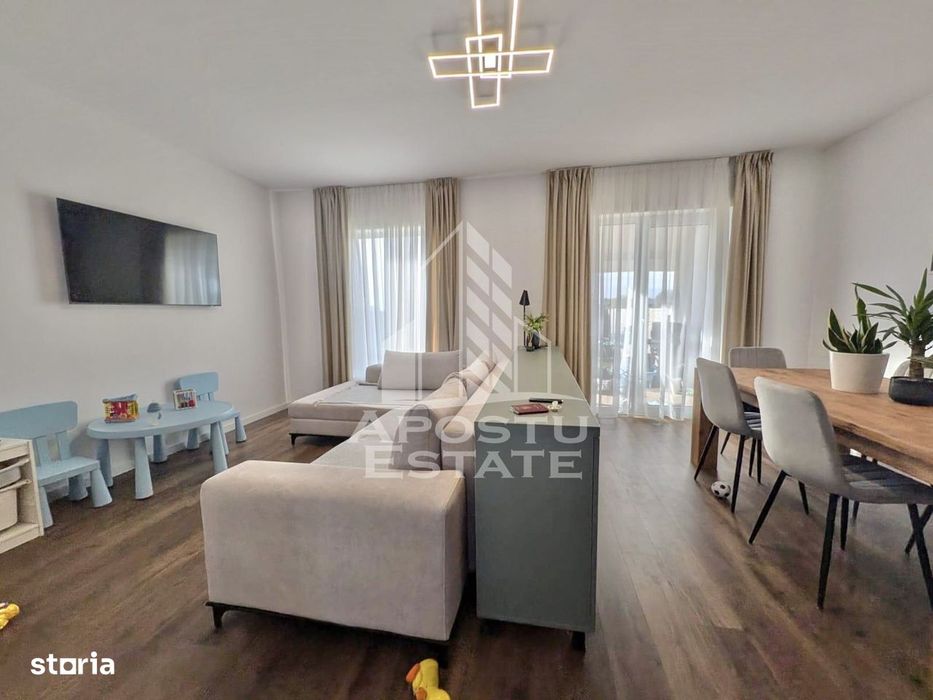 Duplex cu 4 camere si 2 bai complet mobilat si utilat in Giroc.