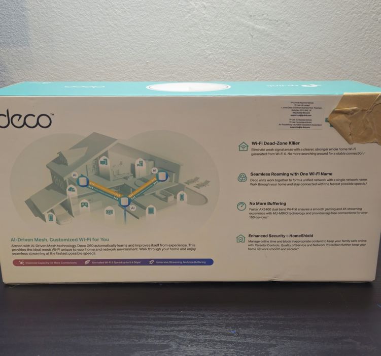 Wifi Mesh Tp Link Deco x60 x3 ax5400
