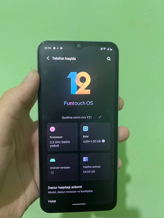 Vivo Y21 srochna sotiladi
