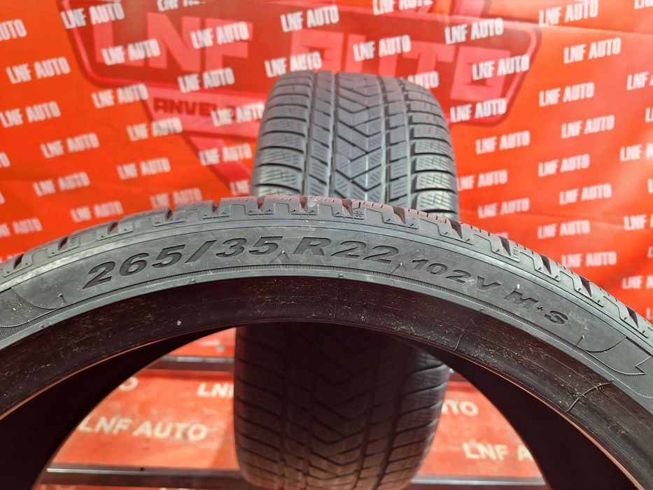 Anvelope M+S 265/35/22 - PIRELLI - 6 MM - DOT 2018 !