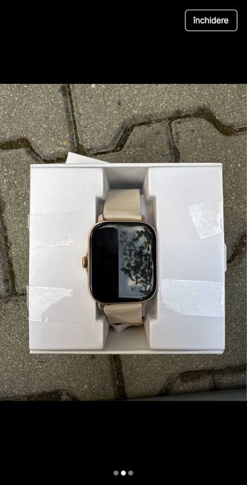 Ceas smart Xiaomi Amazfit Gts 3, crem, dama