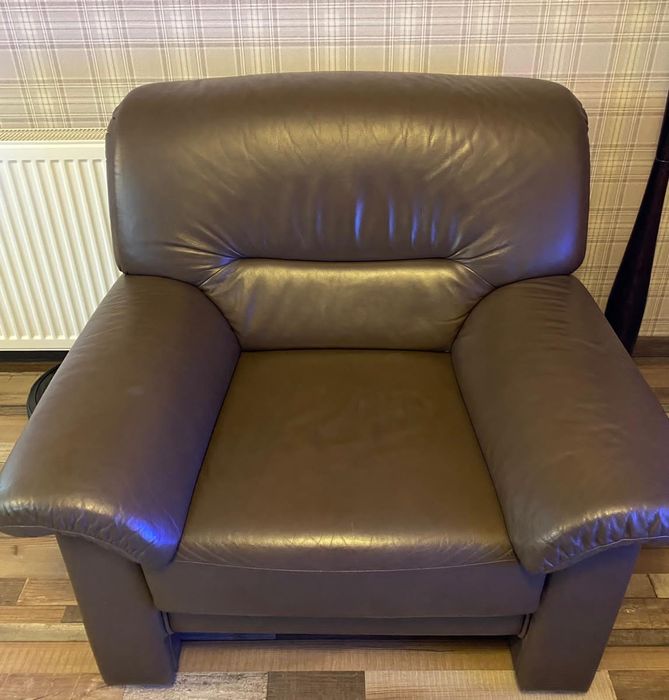 Canapele set 3-2-1 piele maro