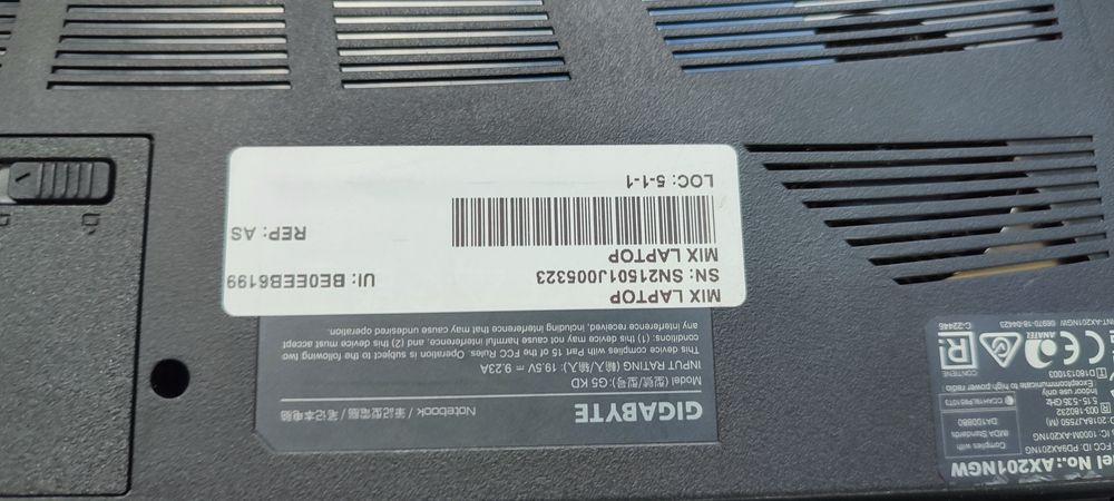 Продам игровой ноутбук Gigabyte