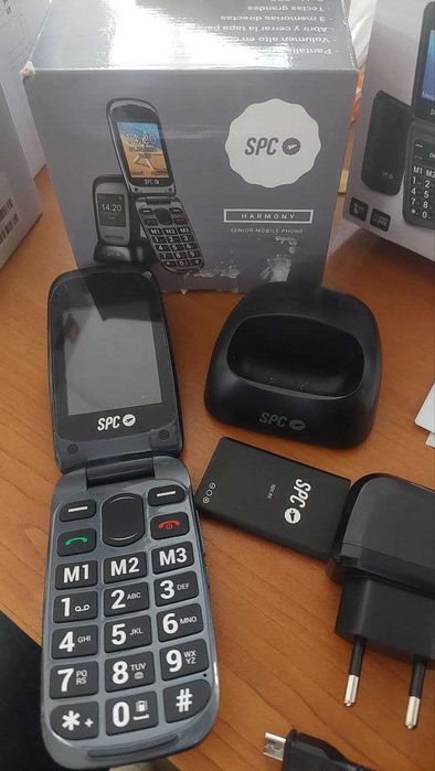 SPC Harmony - мобилен телефон с капак (флип), за възрастни