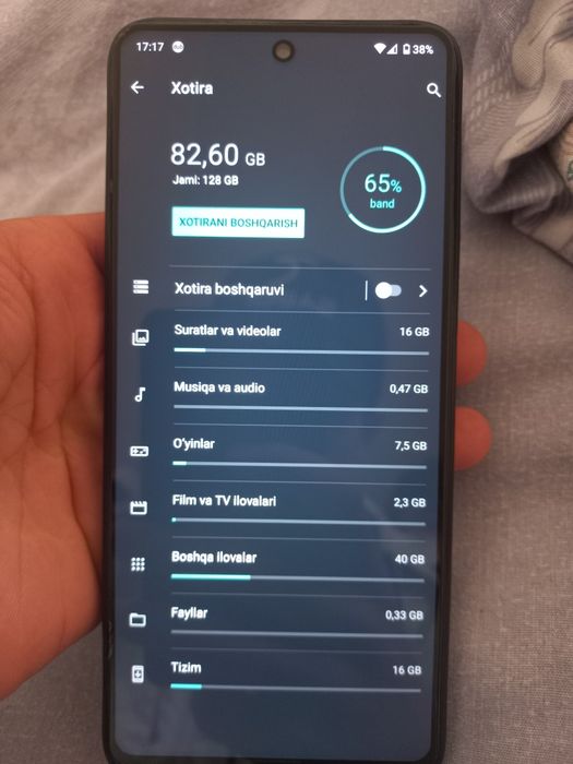 Wiko T50 xotira 128 aybi yuq hamma joyi chotki manzil: Samarqand