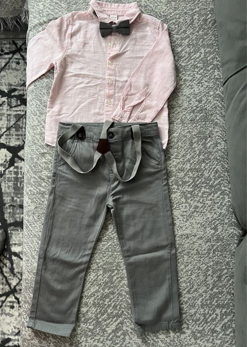 Комплект с тиранти за момче