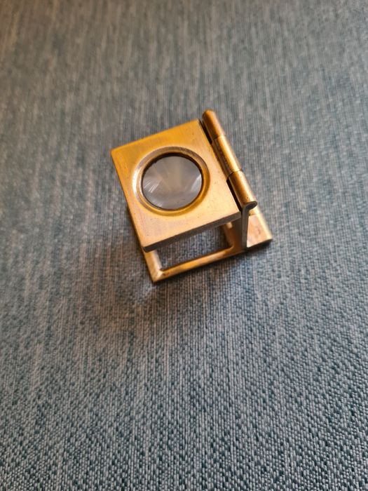 Folding solid brass -lupa
