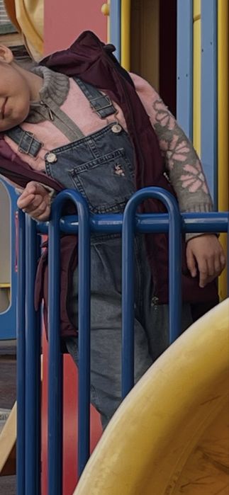 Джинсовый комбинезон