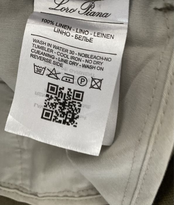 Pantaloni Loro Piana din 100% In