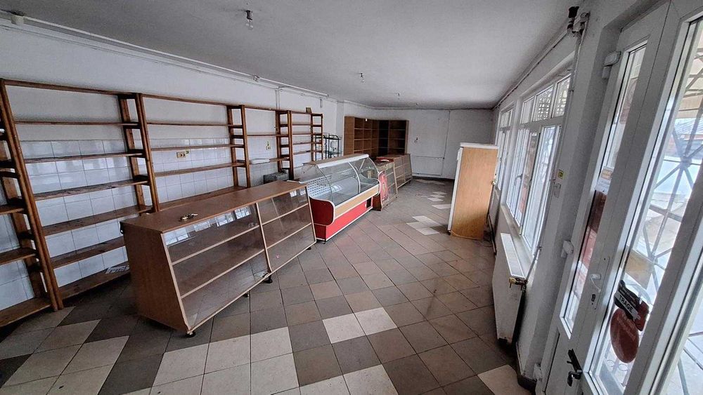 Spațiu comercial flexibil (64 mp + depozit) – Plosca, jud. Teleorman, poziție stradala la E70